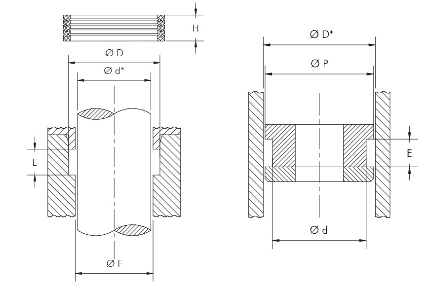 MV Empaquetadura Multi V